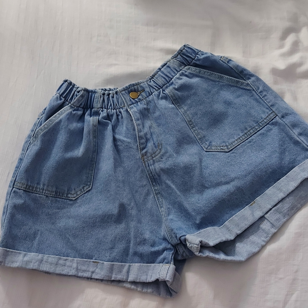 Denim Blue Women's Shorts